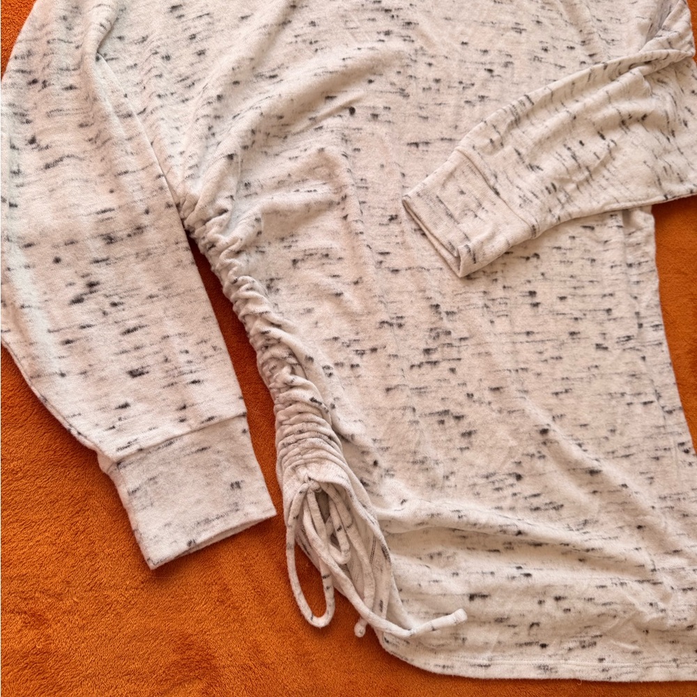 Express Cream and Black Speckled Sweater